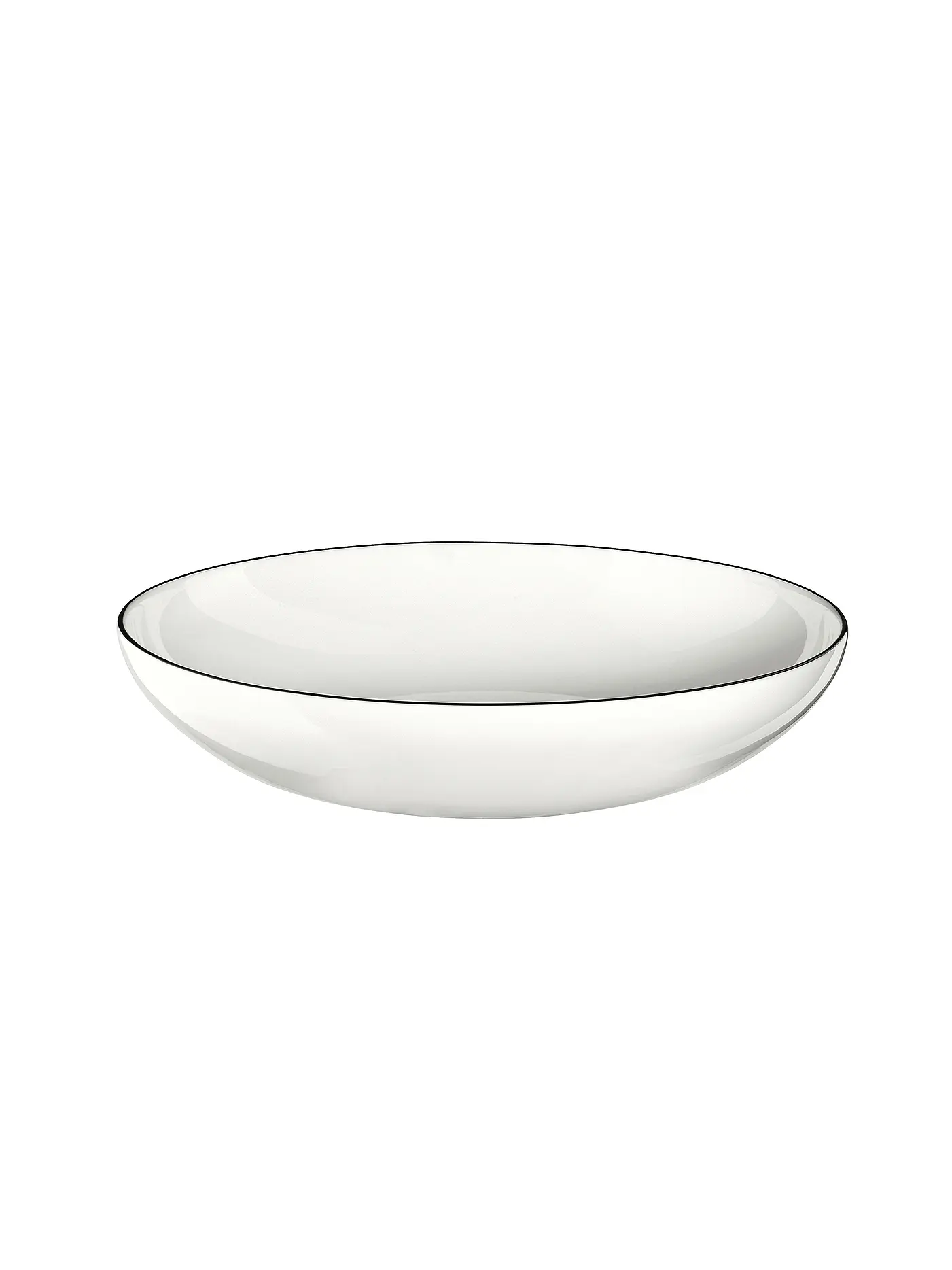 ASA SELECTION | Pasta-/Suppenteller "à table ligne noir" 22cm | 